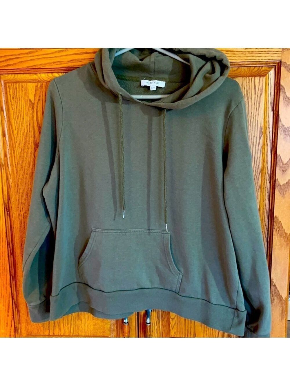 Khaki Green My Style hoodie size XL🔥